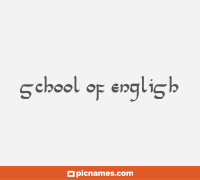 School Of English